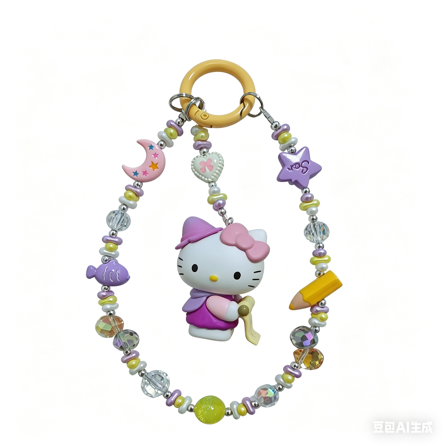 Phone charms of 6 styles Kitty Collection Serial