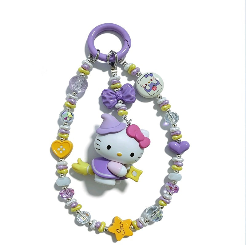 Phone charms of 6 styles Kitty Collection Serial